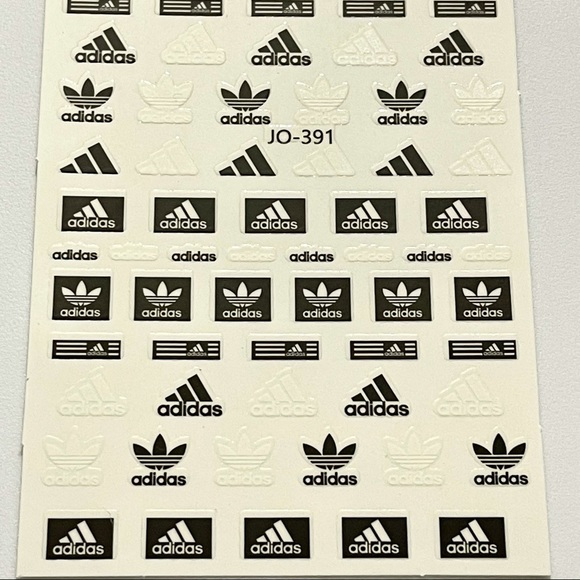 Luxury Designer Logo Fingernail Art Stickers - Picture 2 of 3